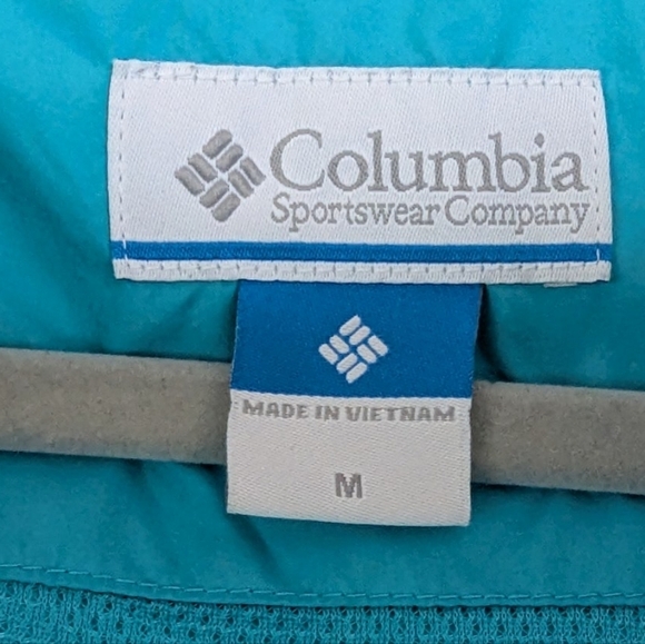 Columbia size medium jacket in teal/turquoise - Picture 3 of 8